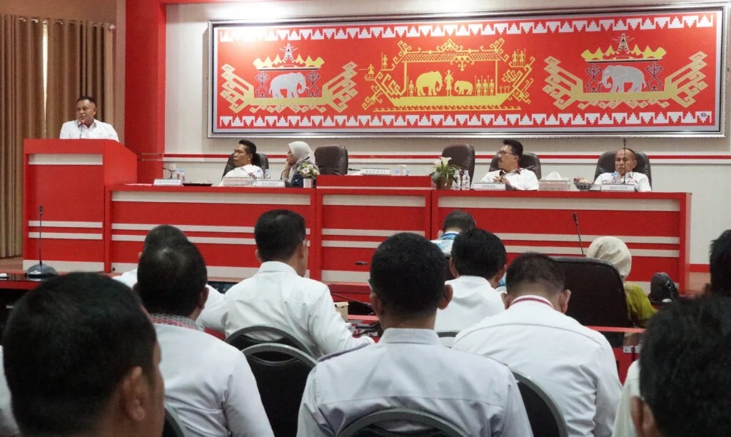 Gelar MRI Tindak Lanjut Dari Pertemuan Dengan BPKP Provinsi Lampung, Nanang Ermanto Sampaikan Pentingnya Memanajemen Resiko