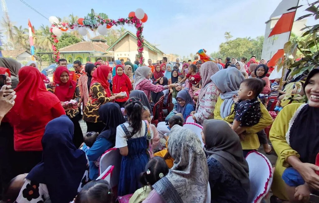 Winarni Nanang Ermanto Launching Intervensi Serentak Pencegahan Stunting 2024