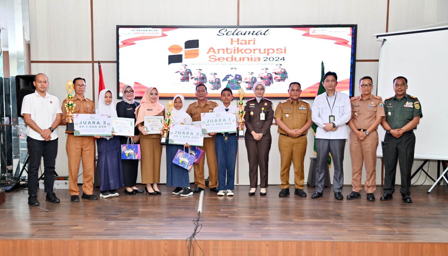 Nanang Ermanto Hadiri Kegiatan Kejaksaan Negeri Lampung Selatan Peringati Hari Anti Korupsi Sedunia